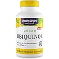Healthy Origins Vegan Ubiquinol (Active Form of CoQ10), 100 mg - Kaneka Ubiquinol Supplements for Heart Health & Antioxidant Support - Gluten-Free & Non-GMO Supplement - 150 Veggie Gels