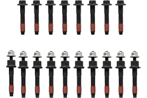 MOCW 03309 6505316AA 6507746AA Exhaust Manifold Bolts & Studs Hardware Kit Compatible with 2009-2020 Chrysler Dodge Ram 5.7L 