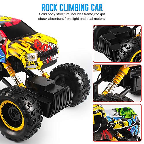 image for RC Cars,Tomons 1/12 Remote Control Car 4WD with 2 Rechargeable Batteri