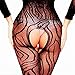 Daisland Womens Stretchy Long Sleeve Crotchless Bodystocking Sexy Lingerie Robe