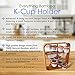 Everything Bamboo K-Cup Holder – Attractive Custom Swing Arm Design Holds 16 K-Cups