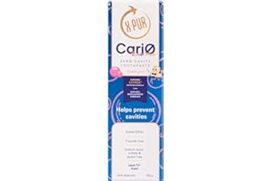 X-PUR CariO Plus Junior Toothpaste - 25% Xylitol Toothpaste - Bubble Gum flavored Sensitive Toothpaste For Kids - 100% Natura