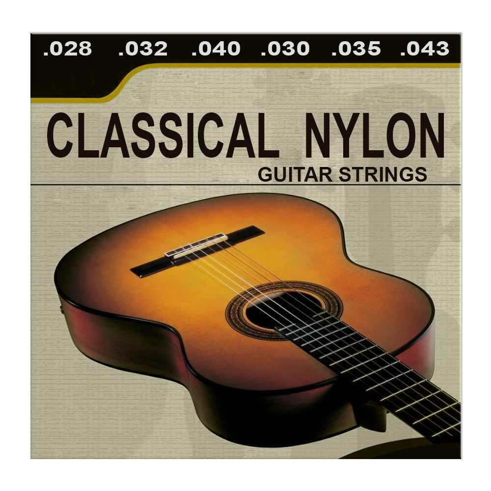 Acoustic Spanish Classical Guitar Nylon Strings (Set of 6)