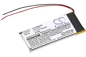 110mAh / 0.41Wh Replacement Battery for (Apple) iPod Nano 6th, iPod Nano 6th Generation, 616-0531