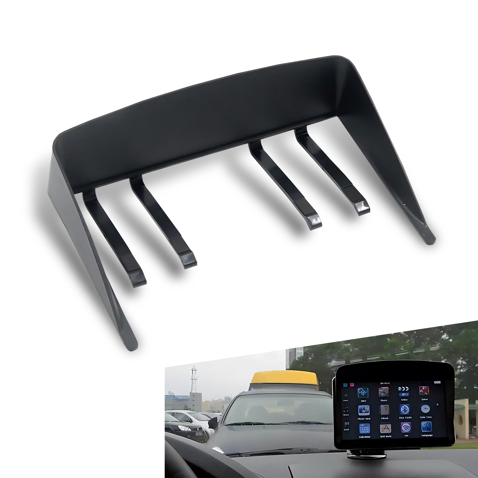 lekudo 1 PC Car GPS Navigator Sunshade, 6.7" x