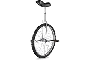 AW 16/18/20/24 Inch Wheel Outdoor Unicycle Adjustable Seat Exercise Bicycle Fit Adults Kids Outdoor Sports Fitness Exercise, for Choice