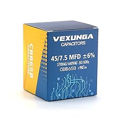 VEXUNGA 45/7.5 uF 45+7.5 MFD 370V or 440V Dual Run