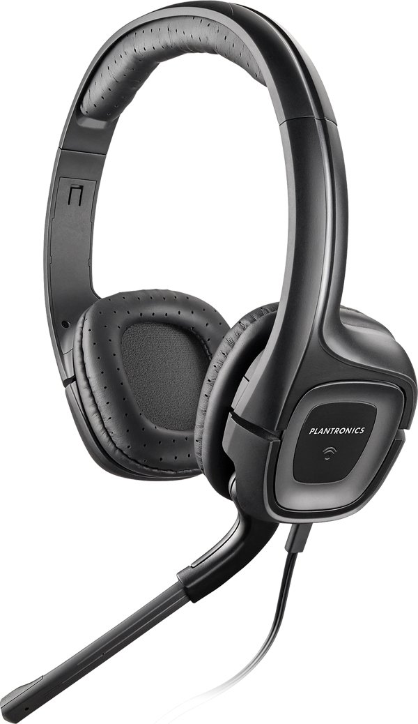 Plantronics Audio 355 Multimedia Headset,Black Black