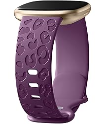 Odbeai Leopard Bands Compatible with Fitbit Sense