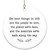 GEEMBI Christmas Inspirational Gifts for Women Men - Ceramic Christmas Ornaments 2025 for Xmas Decorations - Encouragement Thank You Employee Appreciation Gifts for Coworker Friends, Stocking Stuffers