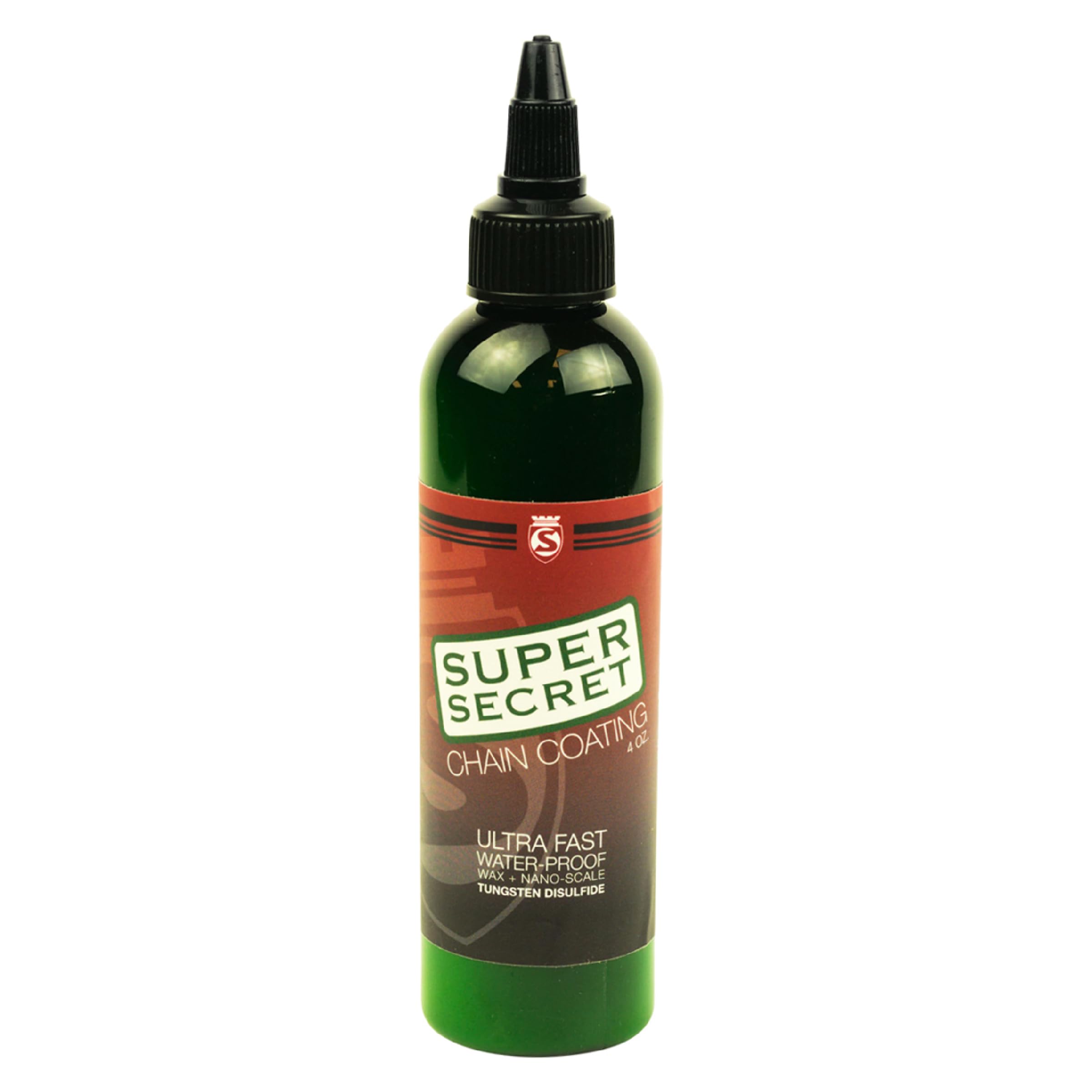 SILCA Super Secret Bike Chain Lube, 4 oz - Liquid Chain Wax to Clean, Smooth & Silence - Ultra Fast Bike Lube - Special Formula for Friction Reduction & Improved Wattage Output in All Weather