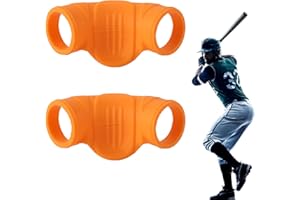 Lyreh 2pcs Baseball Thumb Protectors, Universal Pro Hitter Right or Left Hand Silicone Prohitter Catcher Batting Thumb Guards