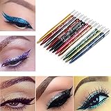Eyeliner Doinshop12 Colors Long-lasting Eye Shadow Lip Liner Pen Liquid sets Makeup