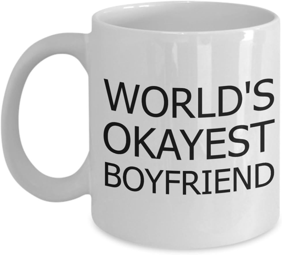Funny Boyfriend Coffee Mug World's Okayest Boyfriend 11