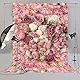 10x8ft Bridal Shower Large Wedding Purple Floral Wall Backdrop 3D Flowers Curtain Dessert Table Decoration Blush Background for Photography Pictures XT-6708