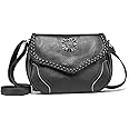Annmouler Brand Women Shoulder Bag Vintage Pu Leather Crossbody Bag Hollow Out Ladies Satchel Bag Brown Retro Handbag for Girls main image 0