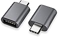 nonda USB C to USB Adapter(2 Pack),USB-C to USB 3.0 Adapter,USB Type-C to USB,Thunderbolt 3 to USB Female Adapter OTG for MacBook Pro2019,MacBook Air 2020,iPad Pro 2020,More Type-C Devices(Space Gray)