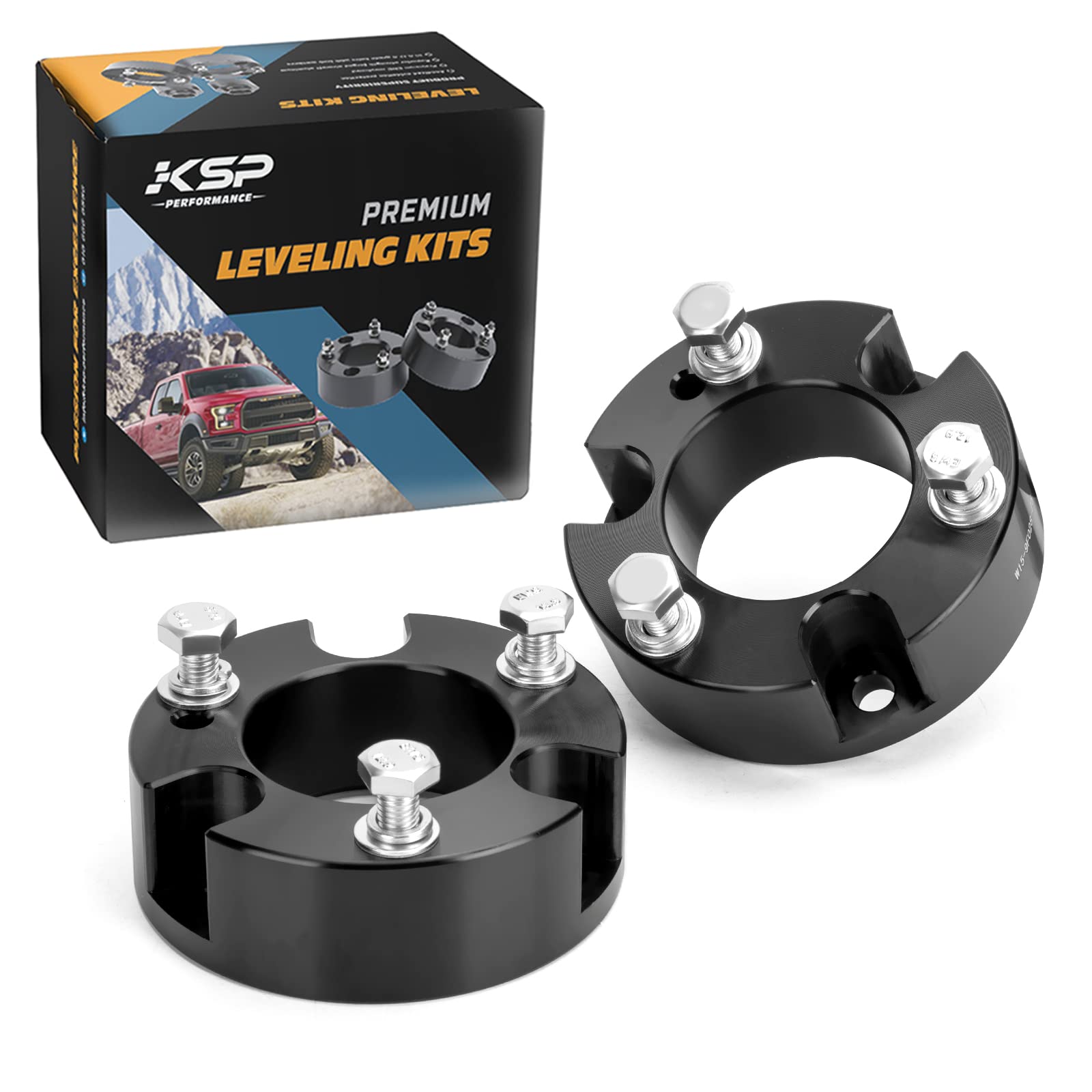 Photo 1 of KSP Ranger Leveling Lift Kits, 2.5inch Front Strut Spacer Compatible with Ranger 2WD 4WD 2019-2022, Forged Aircraft Aluminum Suspension Level Kits Raise 2.5" on Pickup with 255/265/285 Tires