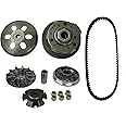 RedCap 150cc 125cc GY6 Clutch Variator Drive Assembly Belt Kit for Scooter Moped Go Kart ATV UTV TaoTao Roketa SunL Ice Bear Vitacci 152QMI 157QMJ Transmission Rebuild Belt 835-20-30 Long Case