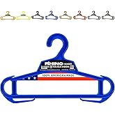 Rhino Tough Hook Heavy Duty Clothes Hangers – Made in USA, Military Grade Coat Hanger for Body Armor – 200-lb Capacity Suit Hangers – The Everyday for Everything, The Indestructible Hanger, 1 Blue