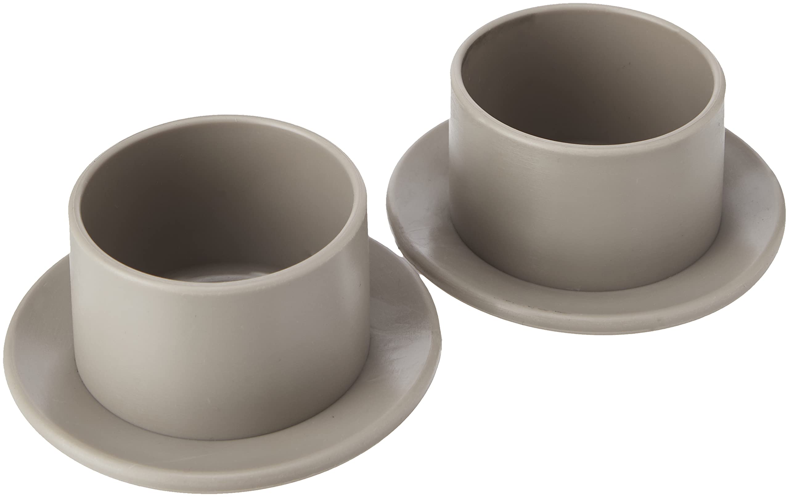 Merriway® BH01572 (2 Pcs) Kingston King Size Castor Cups, Fits 50 mm Castors Large Beige - Pack of 2 Pieces