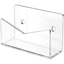 Acrylic Envelope Container Mail Organizer Countertop Letter Sorter For