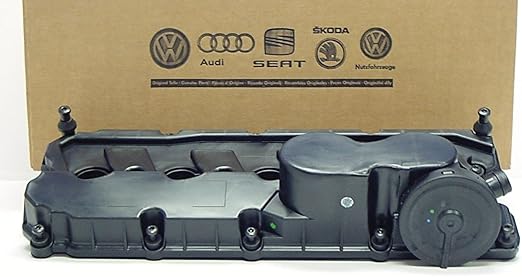 Volkswagen OEM integrated PCV valve cover for vacuum leak repair