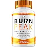 Burn Peak Capsules – BurnPeak Natural Blend Advanced Formula 800MG Dietary Supplement Maximum Strength (1 Pack - 60 Capsules)