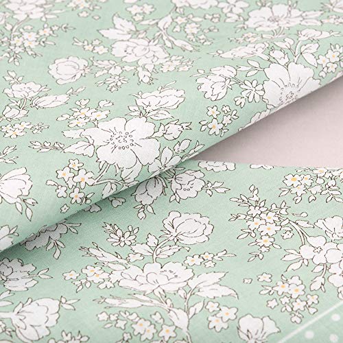 Houlife Ladies 100% 60S Cotton Handkerchiefs Womens Floral Print Hankies for Wedding Party 18x18"