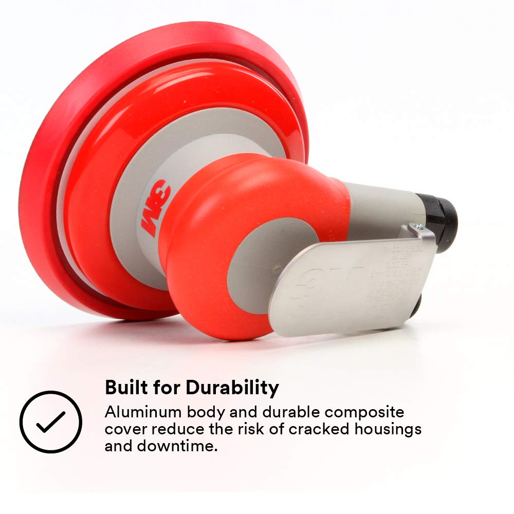 3M Random Orbital Sander – Pneumatic Palm Sander – 5” x 3/16” Diam. Orbit – Stikit Disc Pad – For Wood, Composites, Metal – Original Series, 20317: Power Random Orbit Sanders: Industrial & Scientific