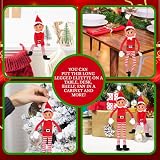 Elves Behavin Badly Christmas Elfette 12 Inch Plush Toy Red Long Legs view 6