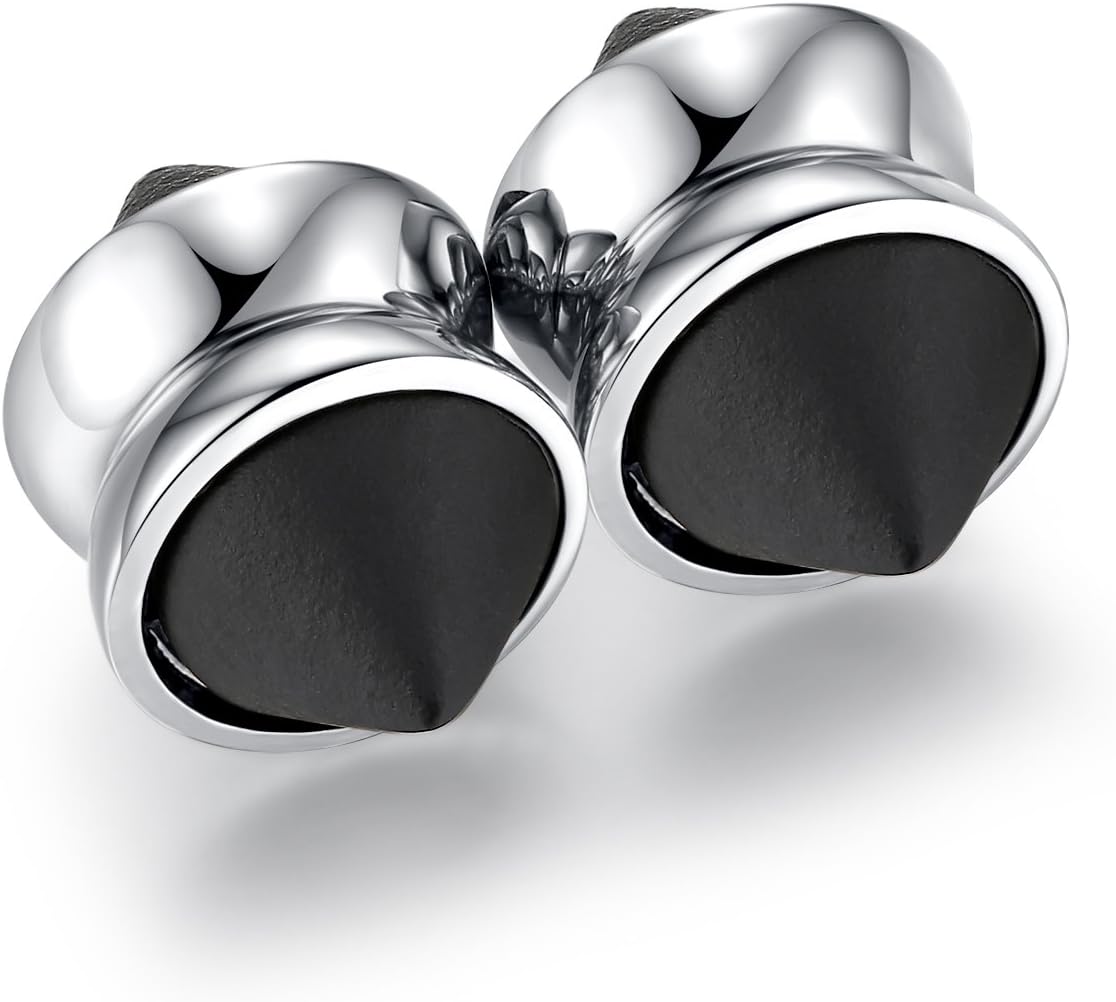 Molike Fashion Magnetic Circle Stud CZ Cubic Zirconia Earrings Non Piercings Clip 10mm for Women Girl