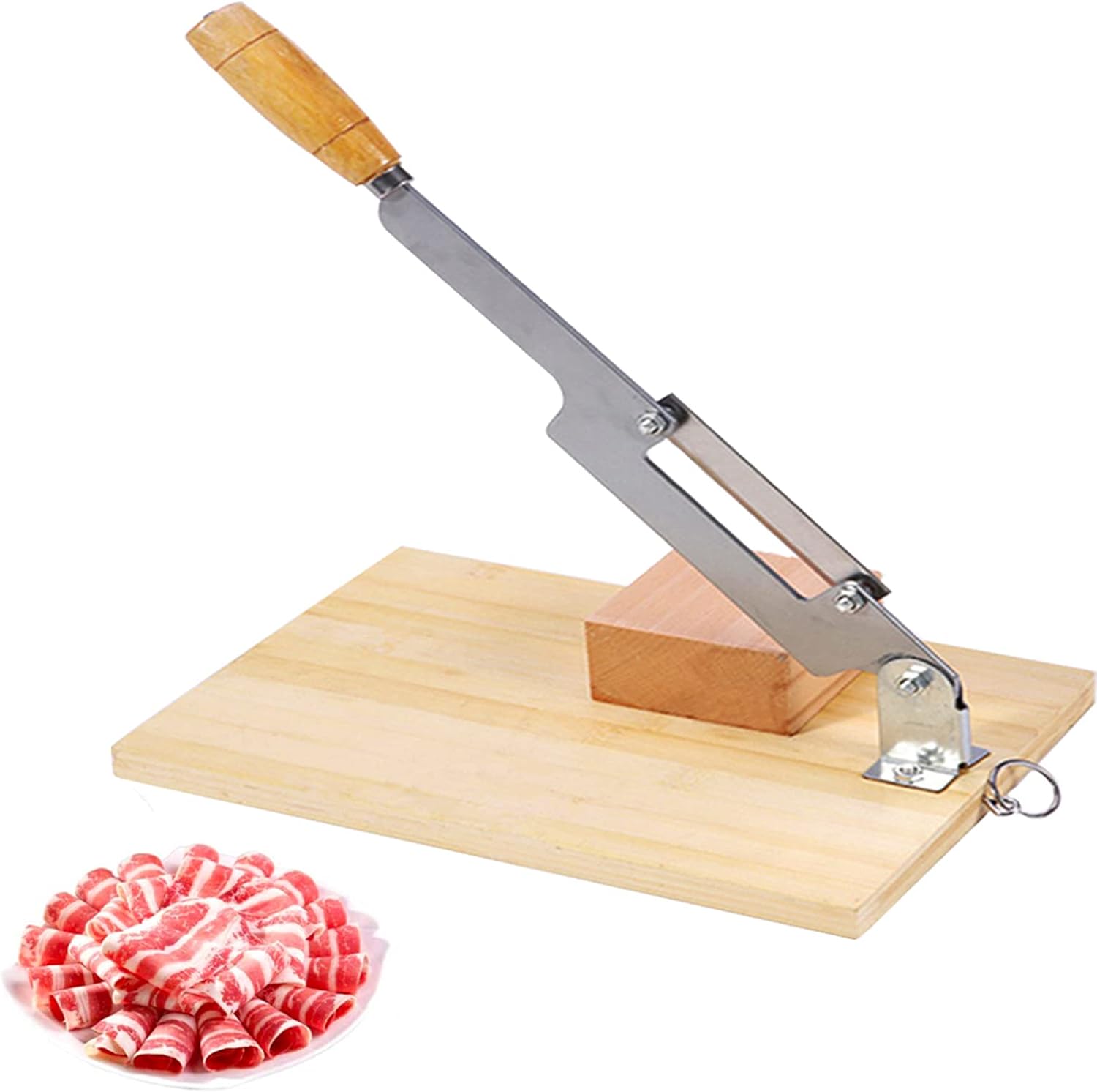Meat Slicer For Home Use,Manual Slicer Suitable For shabu. It Is Suitable For Frozen Meat, Dried Meat, Rice Cake And Other Kinds Of Food Materials That Need To Be Sliced
