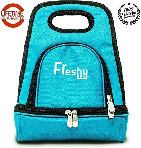 FreshyBag Insulated Lunch Bag, Turquoise