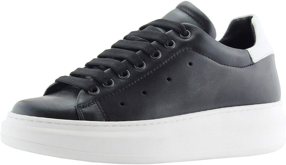 Made in Italy Sneakers in Genuine Leather Platform Women Amazon.co.uk