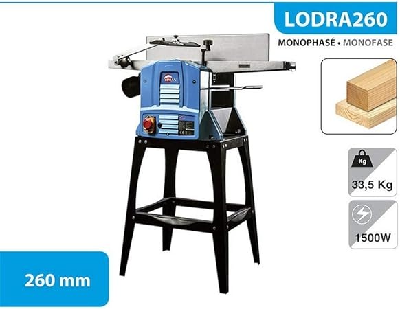 Degauchisseuse Raboteuse 260 Mm 1500 W Lodra260 Leman Amazon Fr Bricolage
