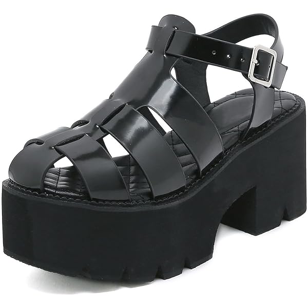 【NONCODE】Simo Open Toe Platform Sole Sandals Amazon.com | Optigard Women's Leather Platform Closed Toe