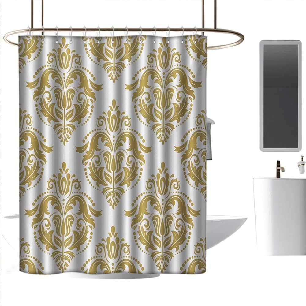 alisoso Modern Shower Curtains Damask,Baroque Victorian Ancient Design