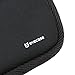 7-8 inch Tablet Sleeve, Evecase® 7~8 inch Tablet Ultra-Portable Neoprene Zipper Carrying Sleeve Case Bag with Accessory Pocket - Black/Red