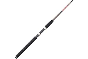Ugly Stik 6’6” GX2 Spinning Rod, Three Piece Spinning Rod, 6-15lb Line Rating, Medium Rod Power, Moderate Fast Action, 1/8-5/8 oz. Lure Rating