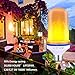 NSEN Flame Light Bulbs, Flickering Light Bulbs, E26 Base LED Bulb, Upside Down Effect, Flicker Bulb or Halloween Decorations/Hotel/Bar Party Decoration (Orange)