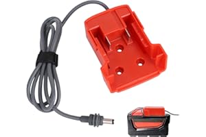 18V Battery Adapter, Power Adapter Converter with Low Voltage Cutoff & Overcurrent Protection 97cm/3.2ft 18AWG DC Power Cable