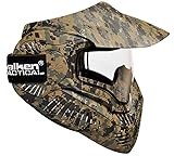 Valken Paintball MI-7 Goggle/Mask with Dual Pane