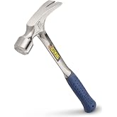 ESTWING Framing Hammer, 22oz Long Handle Straight Rip, Milled Face, E3-22SM | Made in USA, Rip Claw Versatility, Milled Face For Optimal Grip, Longer Handle For More Powder, Patented Shock Reduction Grip