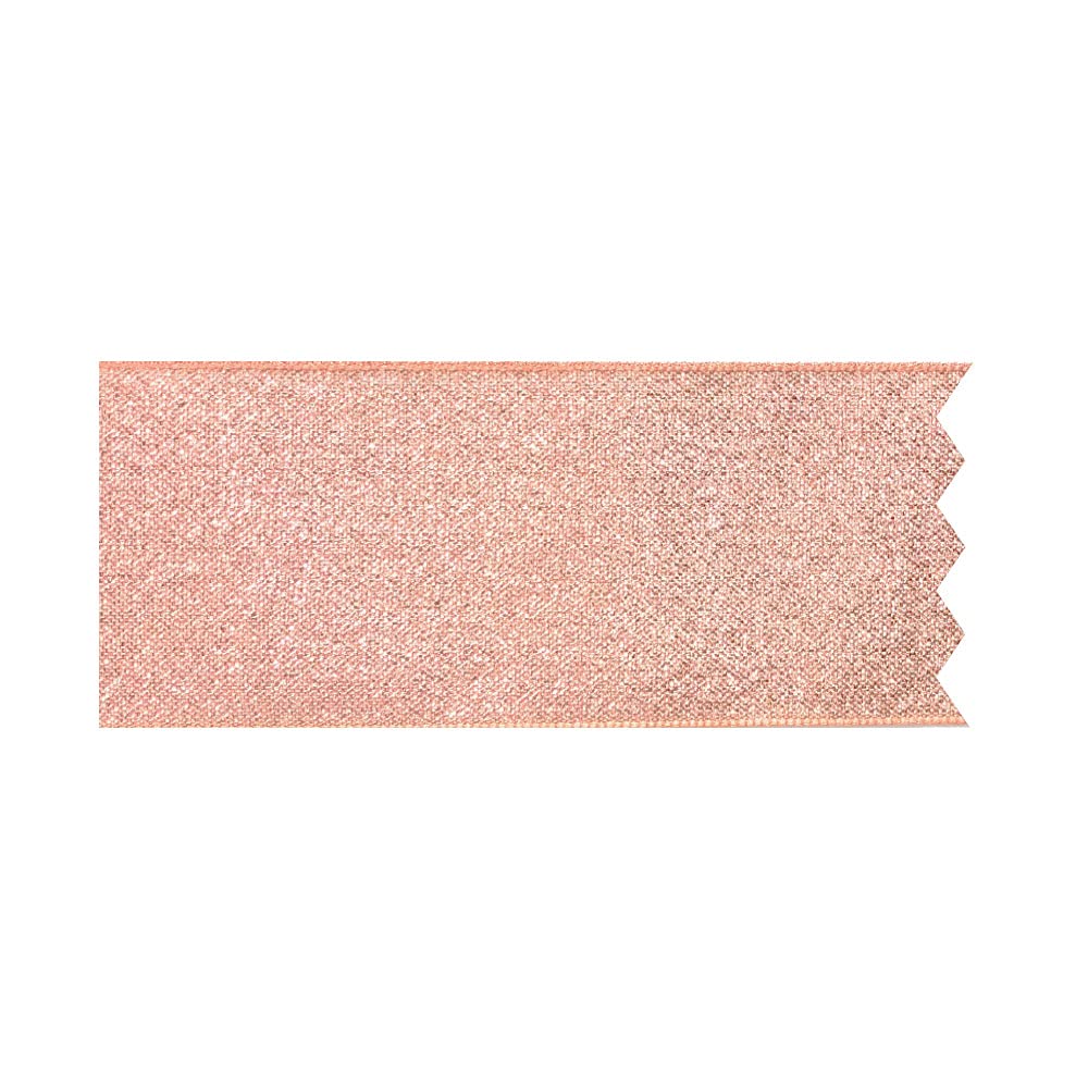 Anniversary House Rose Gold Lamé Cake Ribbon