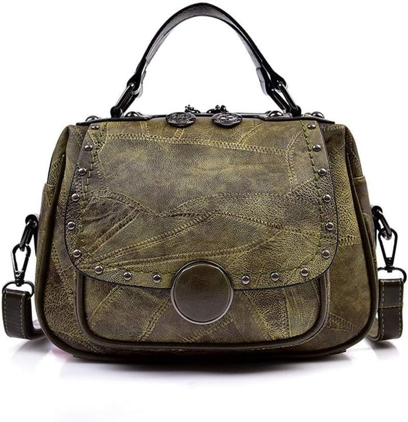 ChenTeShangMao Women's Bag Korean Version, Wild Shoulder Messenger Bag, Sleek Minimalist Square Bag, Green, 29 * 16 * 11 Cm Fashion Wallet