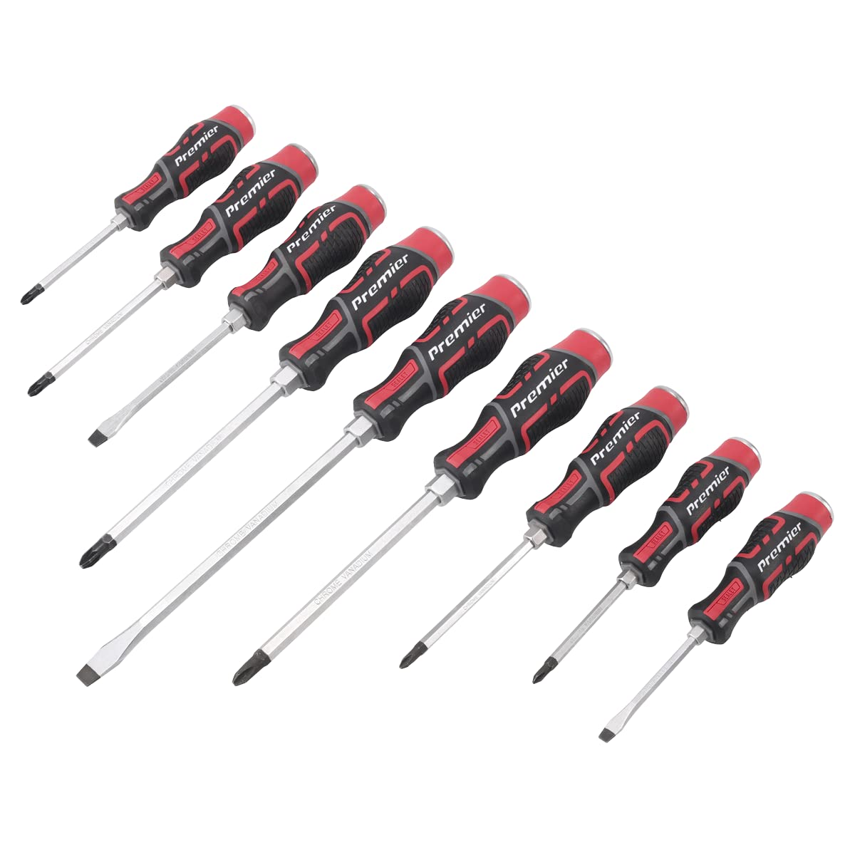 Sealey Hammer-Thru Screwdriver Set 9pc, AK4941