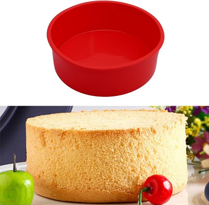 Lalang Silicone Cake Tin Round Cake Mold Amazon.co.uk Kitchen & Home