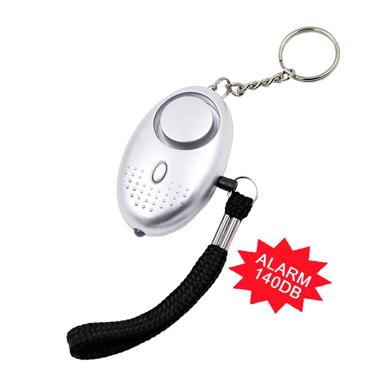 Emergency Mini Personal Alarm - Safe 120dB Self Personal Sound alarm kits & Emergency LED Flashlight,Emergency Personal Alarm Keychain Self Defense for Women Girls Kids,Alarm Noise to Scare Attackers