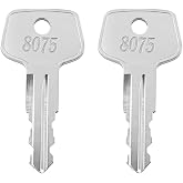 8075 Toolbox Keys for Sears, Kobalt and Husky | Precision Cut Tool Box keys Replacement - 2 Pcs